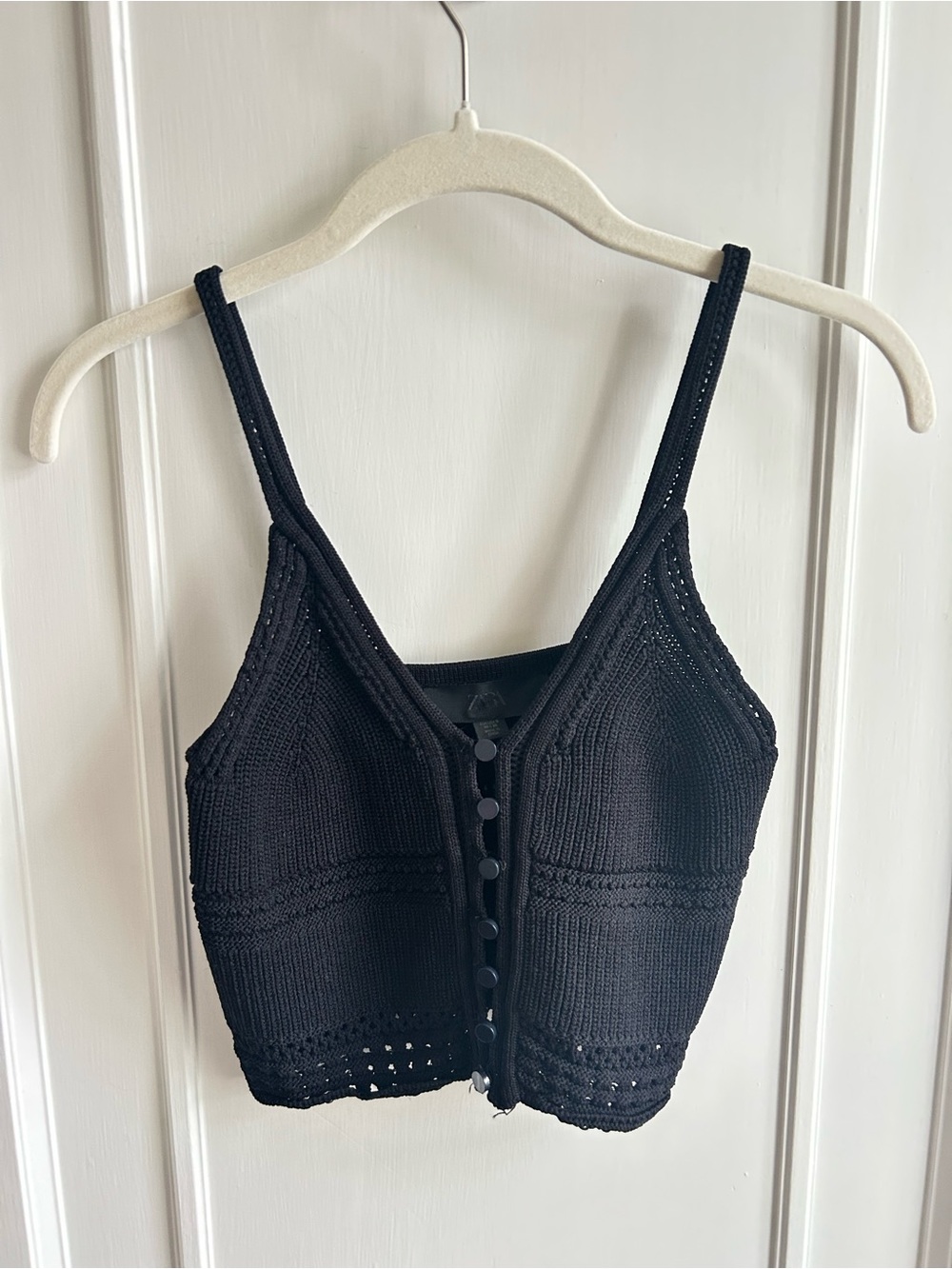 Zara Black Knit Top - Picture 1 of 5